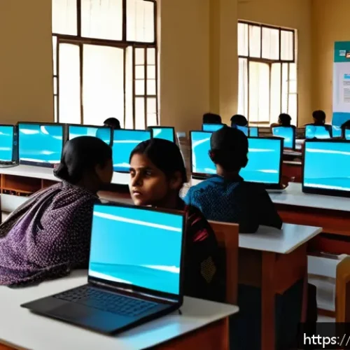 헬스트레이너 트렌드와 미래 전망 - A modern digital health training classroom scene in Bangladesh, featuring a diverse group of adult l...
